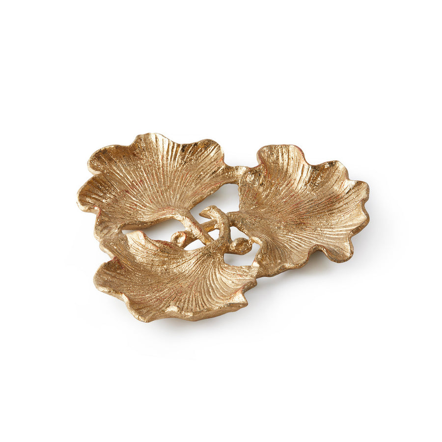 Ginko Large Bowl, Gold Leaf