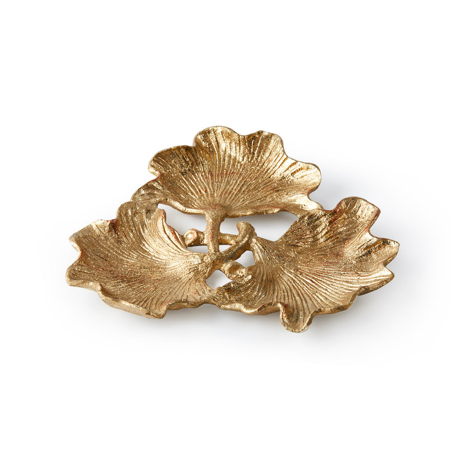 Ginko Large Bowl, Gold Leaf