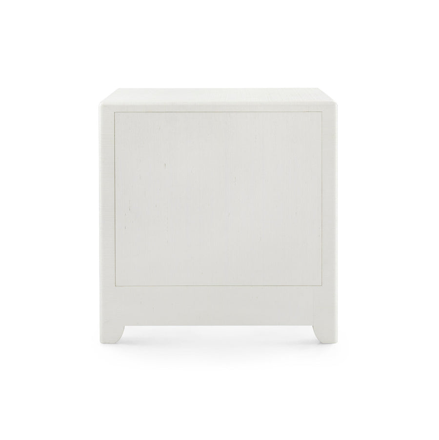 Gianna 3-Drawer End Table, Sand White