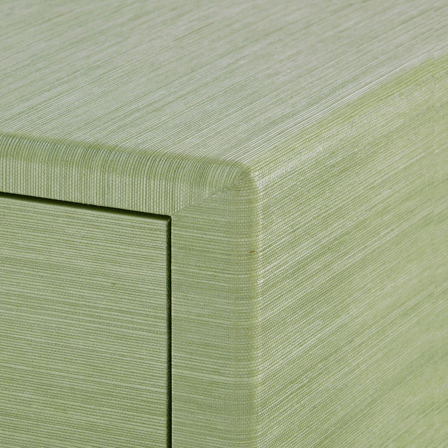 Gianna 3-Drawer End Table, Spring Green