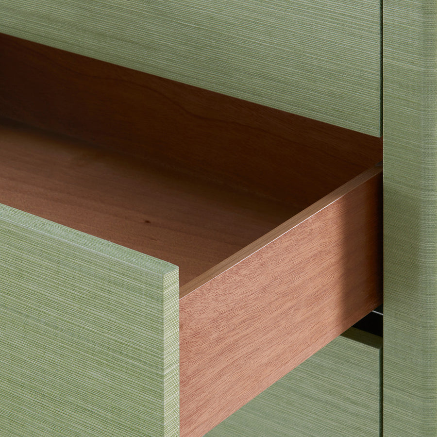 Gianna 3-Drawer End Table, Spring Green