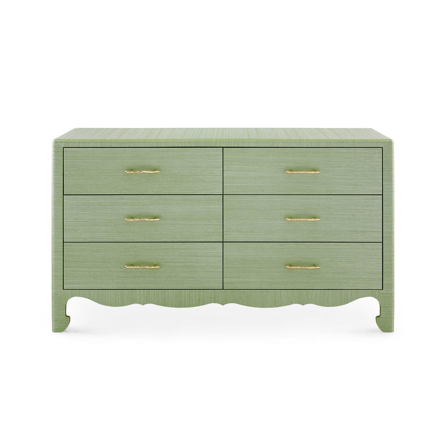 Gianna Extra Large 6-Drawer, Spring Green