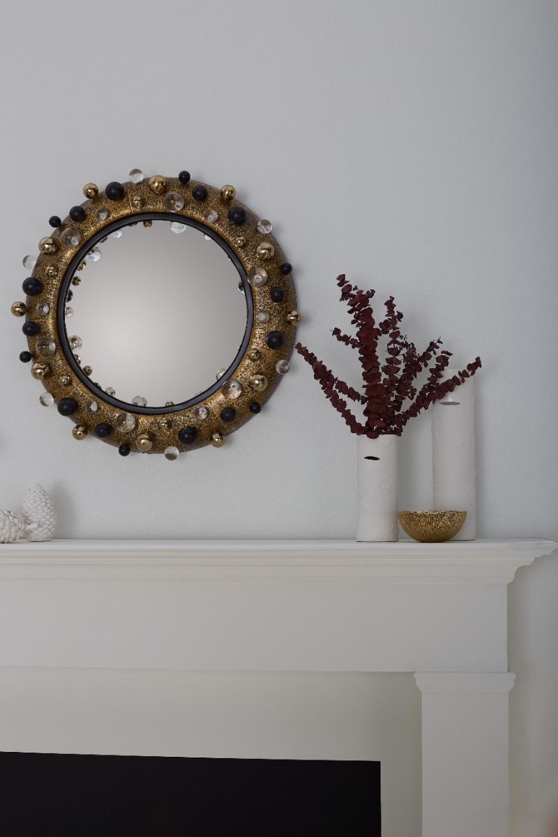 Eris Mirror, Antique Brass