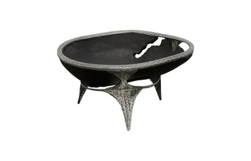 Graven Table Top Bowl Black and Stainless Steel - Maison Vogue