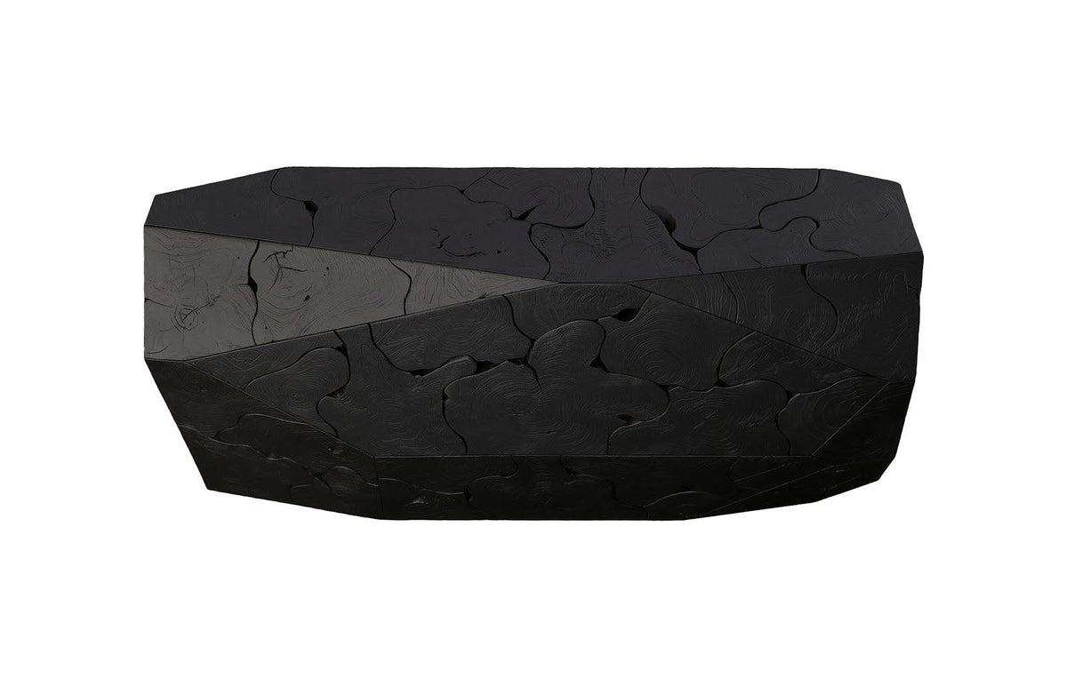 Prism Console Table Black - Maison Vogue