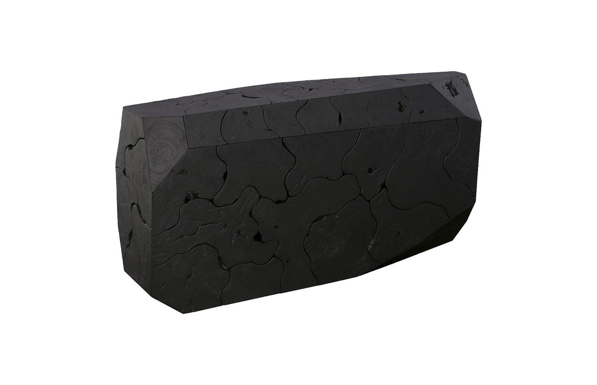 Prism Console Table Black - Maison Vogue