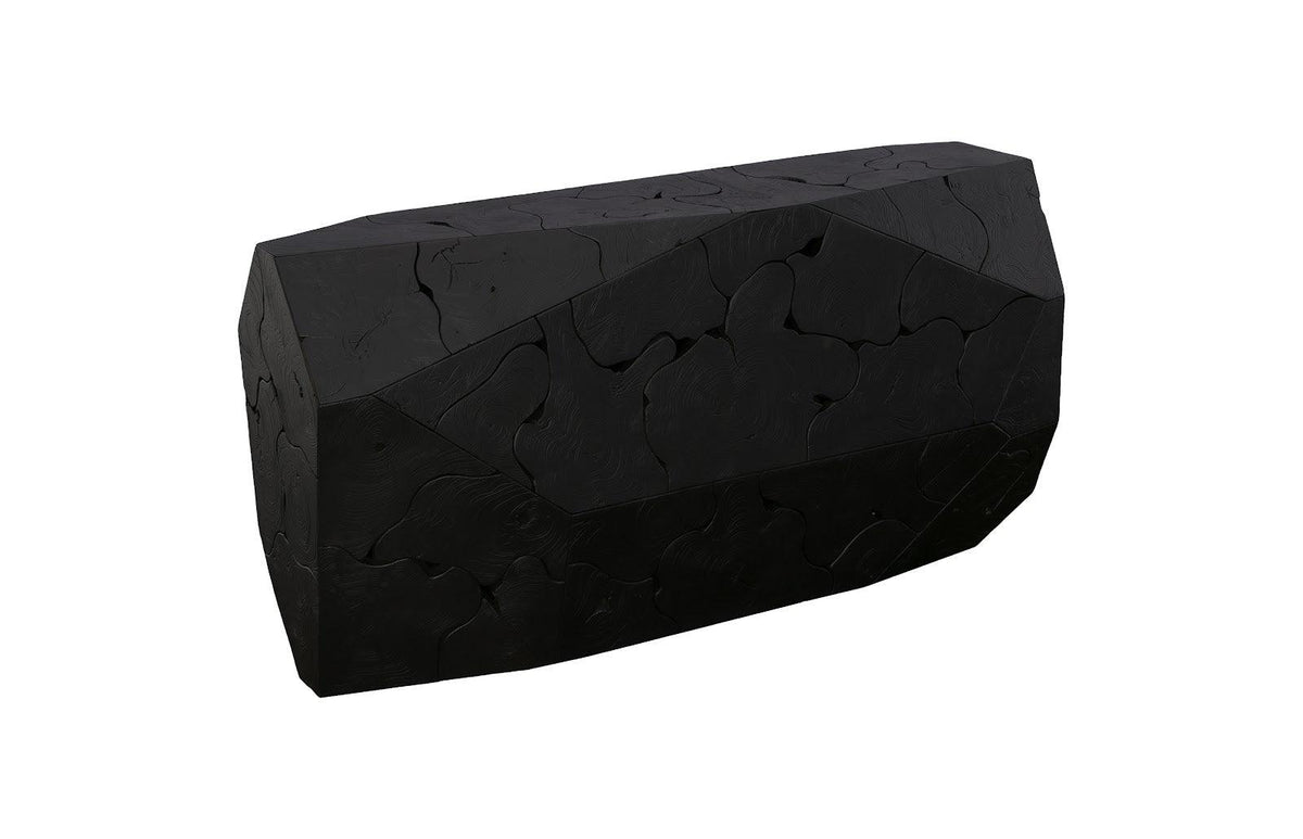 Prism Console Table Black - Maison Vogue