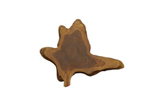 Freeform Teak Wall Slice MD, Natural - Maison Vogue