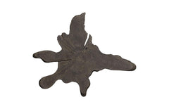 Freeform Teak Wall Slice LG, Dark Gray - Maison Vogue