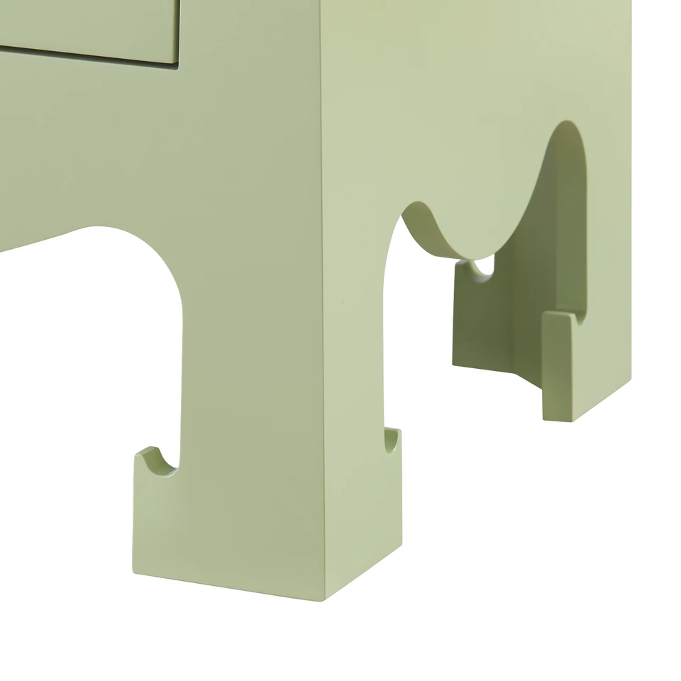 Jacqui 3-Drawer Side Table, Heritage Spring Green