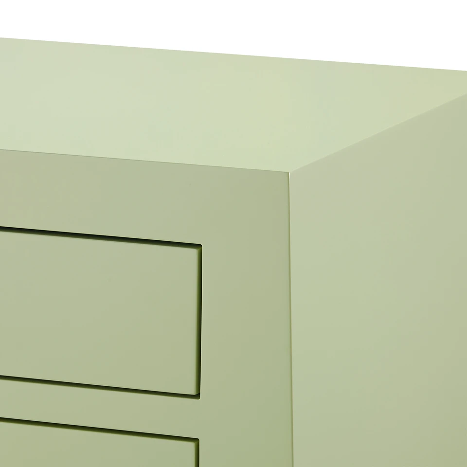 Jacqui 3-Drawer Side Table, Heritage Spring Green
