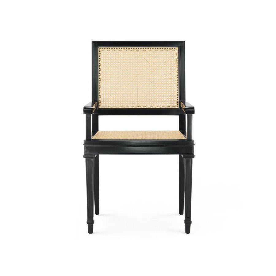 Jansen Arm Chair, Black - Maison Vogue
