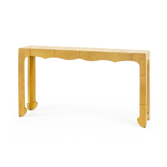 Jaques Console Table, Antique Brass