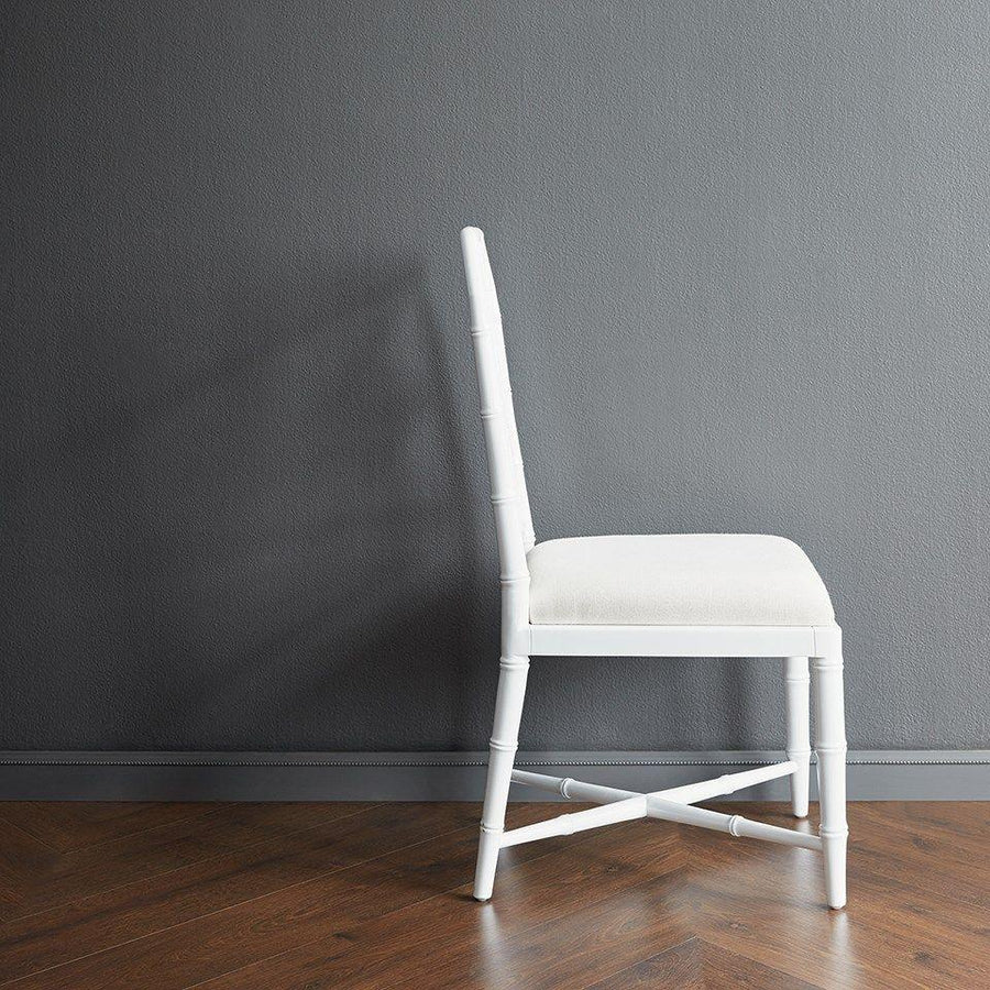 Jardin Side Chair, Eggshell White - Maison Vogue