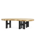 Jacob Coffee Table, Antique Brass