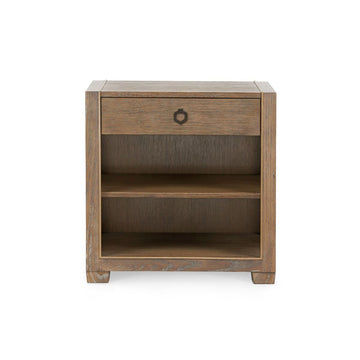 Karen 1-Drawer End Table, Driftwood