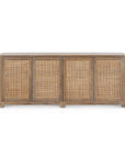 Karen 4-Door Cabinet, Driftwood