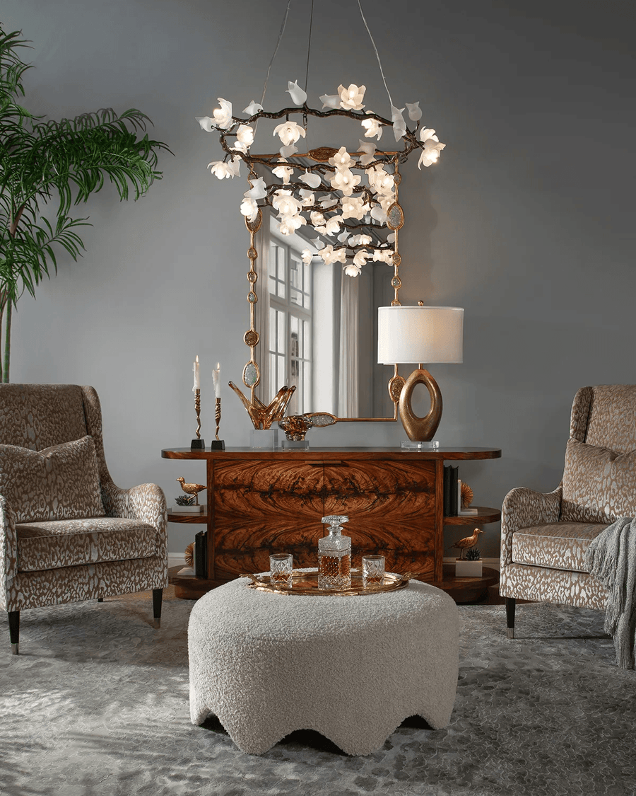 Oval Table Lamp - Maison Vogue