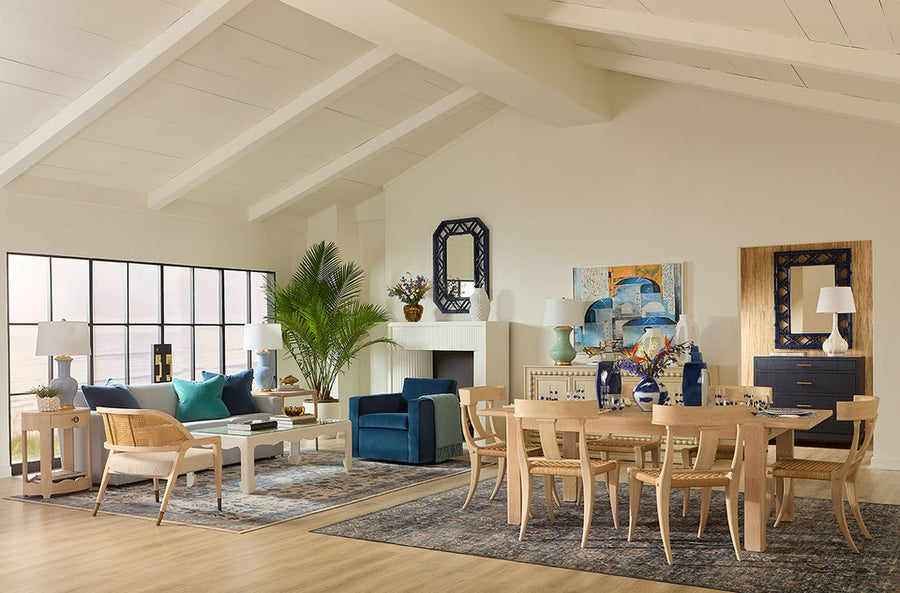 Larson Dining Table, Sand