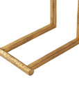 Lucia Accent Table, Gold Leaf