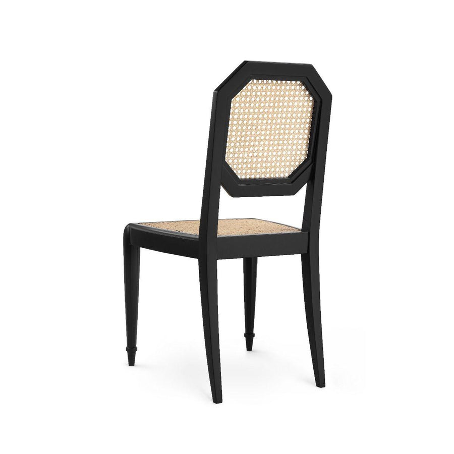 Leila Side Chair, Flat Black - Maison Vogue