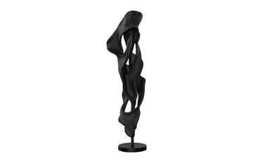 Cast Dancing Sculpture, Coupé, Charcoal Black