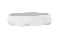 Quarry Coffee Table, Extra Large, White Glamstone