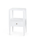 Lilian 1-Drawer End Table, Vanilla