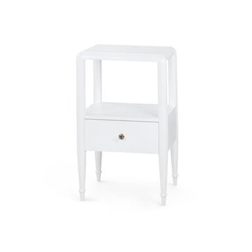 Lilian 1-Drawer End Table, Vanilla