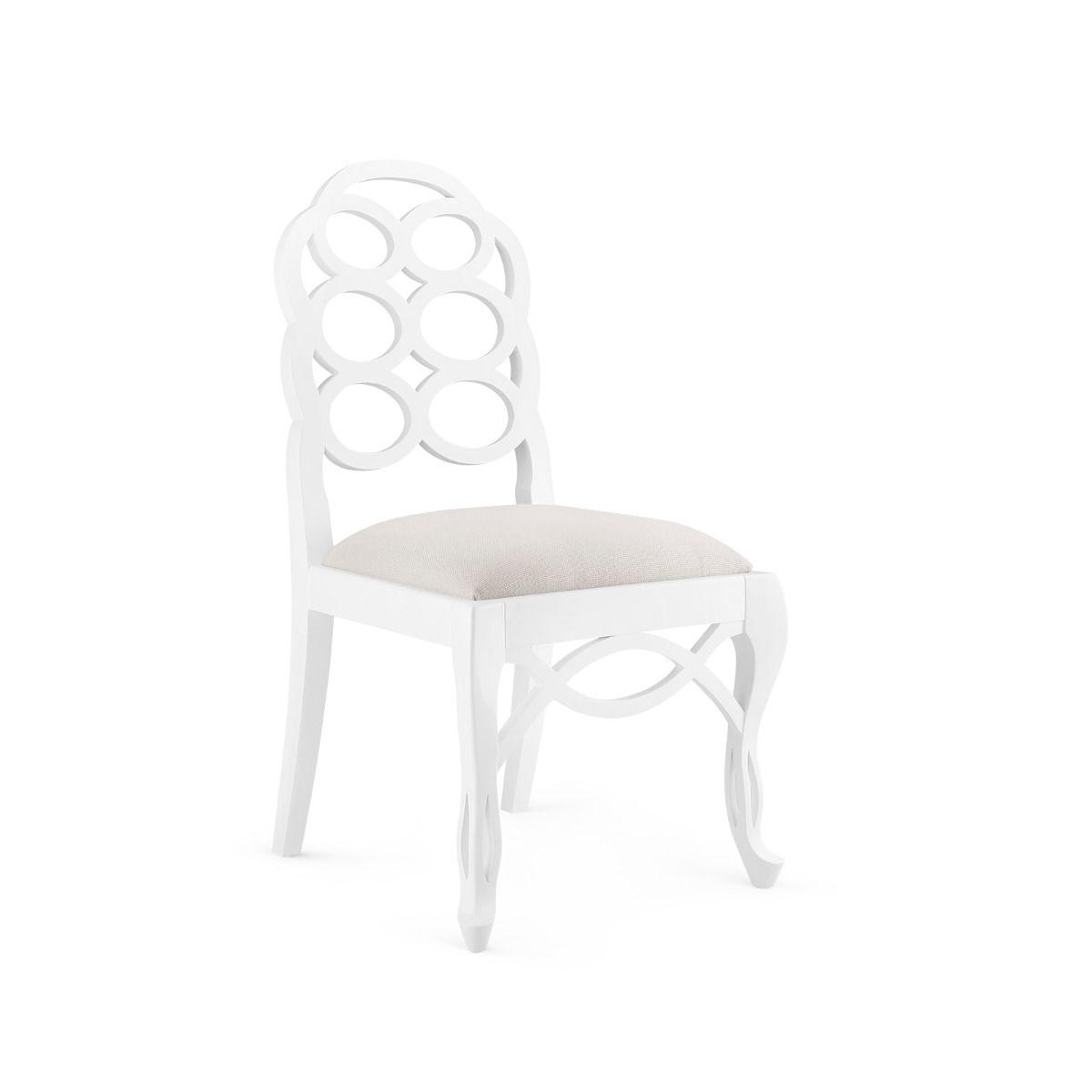 Loop Side Chair, Eggshell White - Maison Vogue