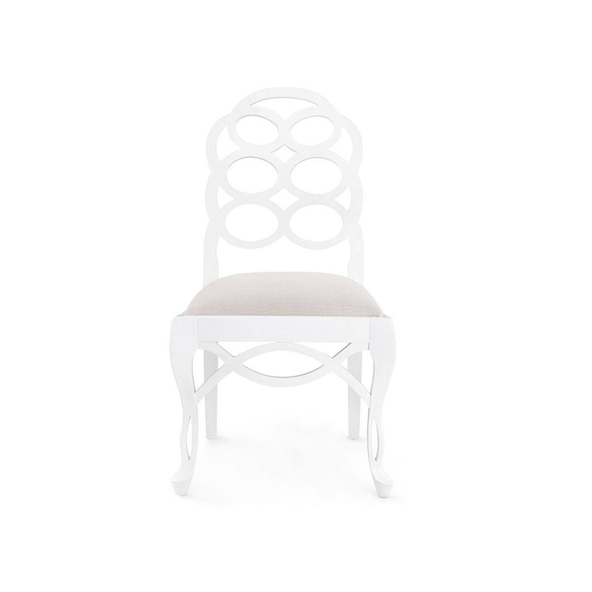 Loop Side Chair, Eggshell White - Maison Vogue