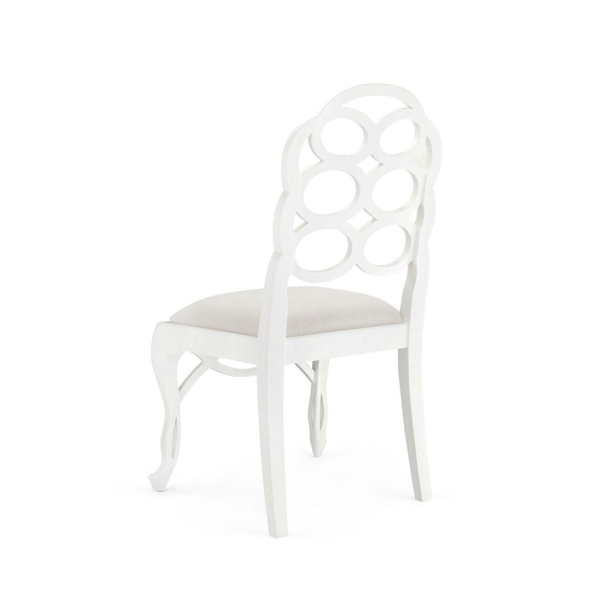 Loop Side Chair, Eggshell White - Maison Vogue