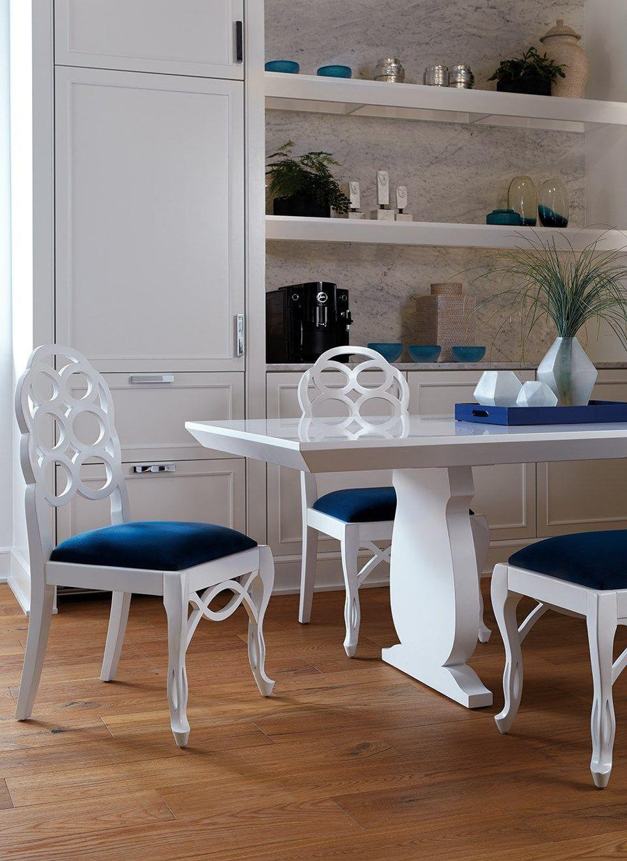 Loop Side Chair, Eggshell White - Maison Vogue