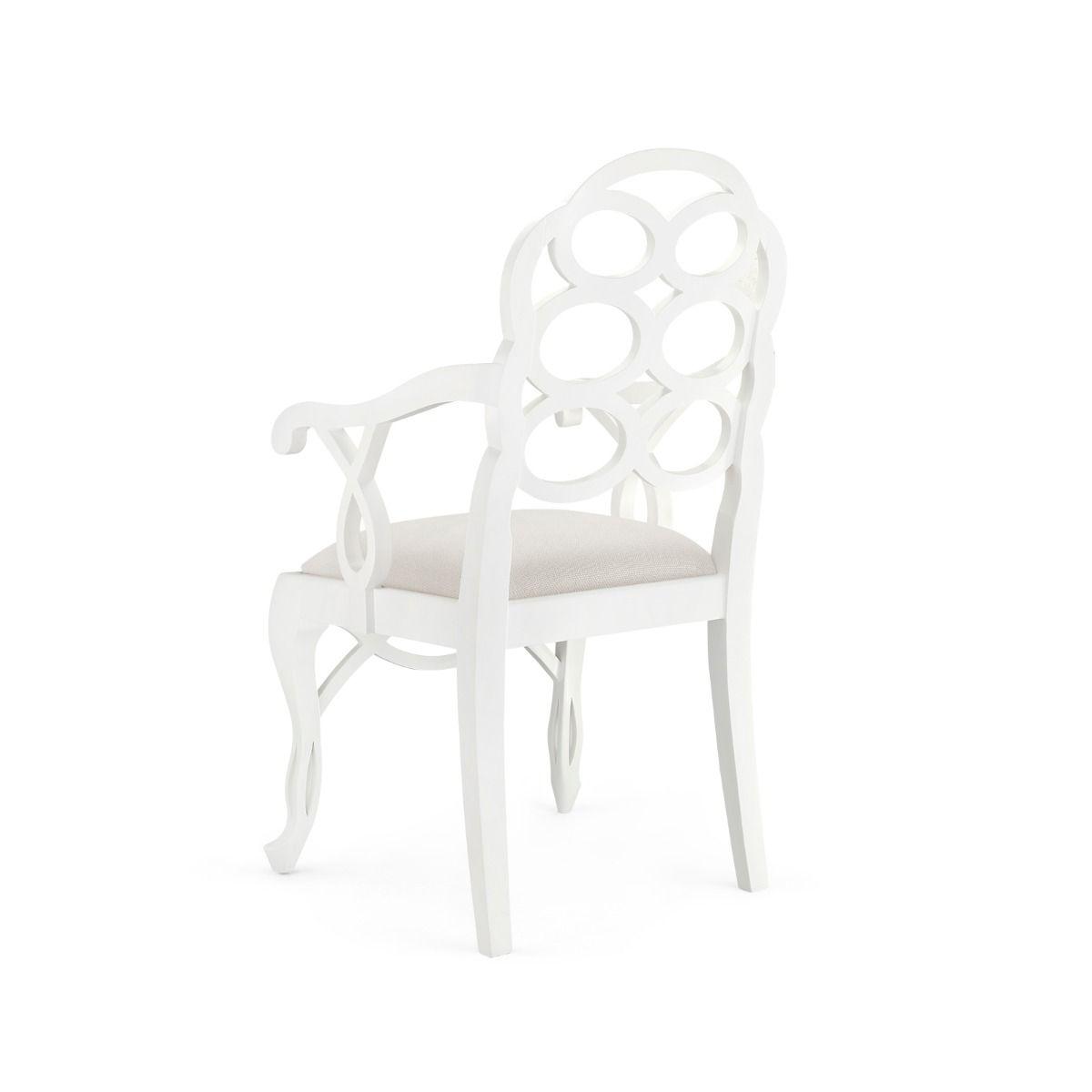 Loop Armchair, Eggshells White - Maison Vogue
