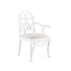 Loop Armchair, Eggshells White - Maison Vogue