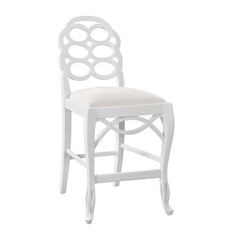 Loop Counter Stool, Eggshell White - Maison Vogue