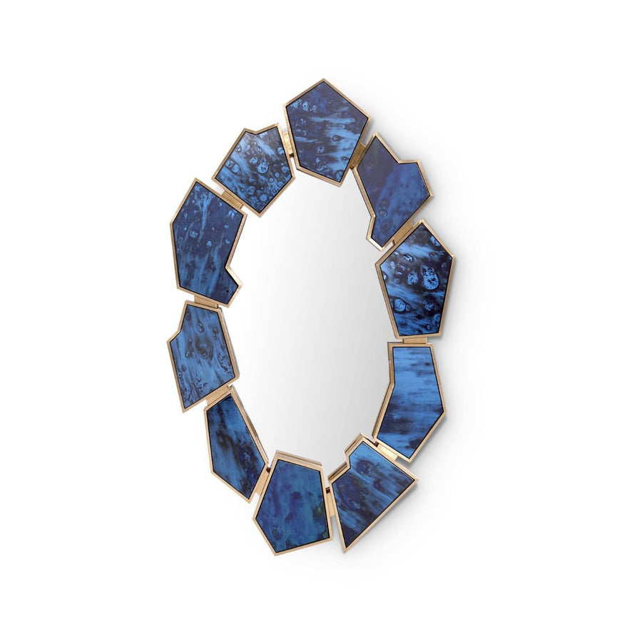 Lucas Mirror, Antique Midnight Blue
