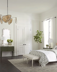 Lawrence Bench, Glazed Whisper White