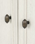 Maxwell 4-Door Cabinet, Sailcloth Sheen