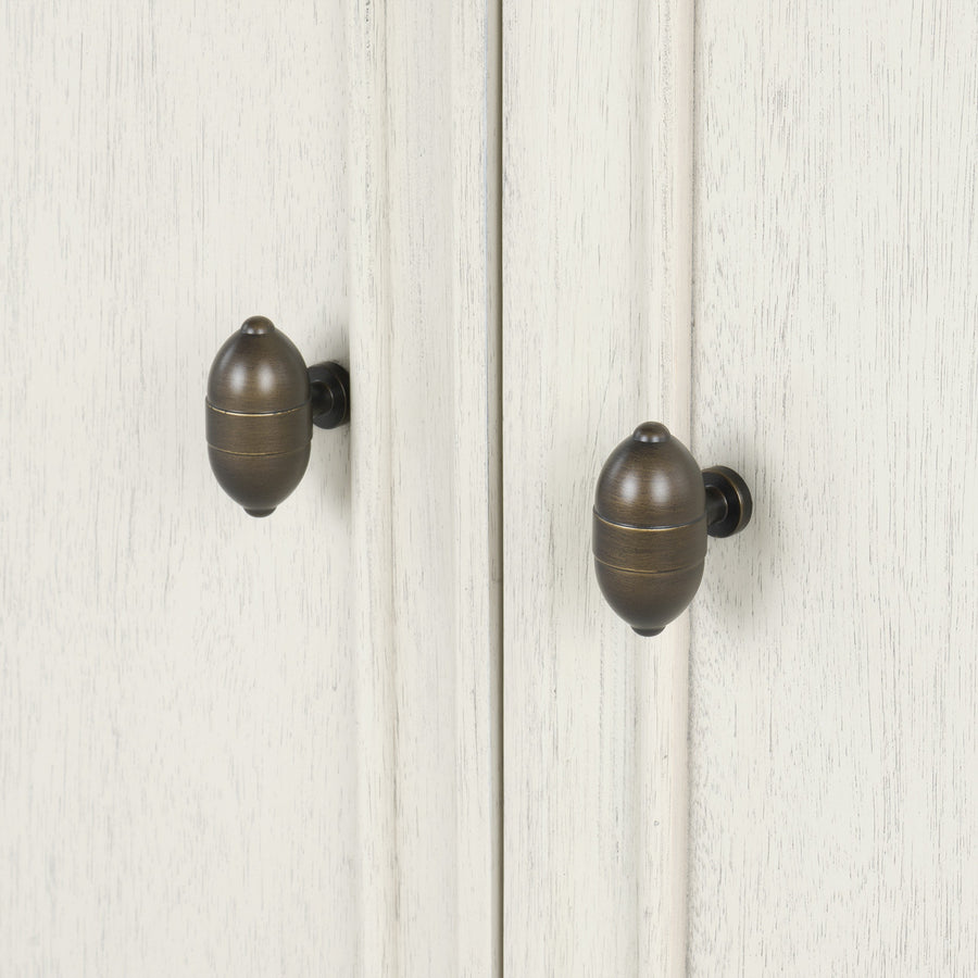 Maxwell 4-Door Cabinet, Sailcloth Sheen