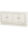 Maxwell 4-Door Cabinet, Sailcloth Sheen