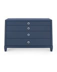 Madison Large 4-Drawer, Navy Blue Lacquer