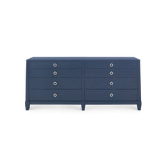 Madison 8-Drawer, Navy Blue Lacquer