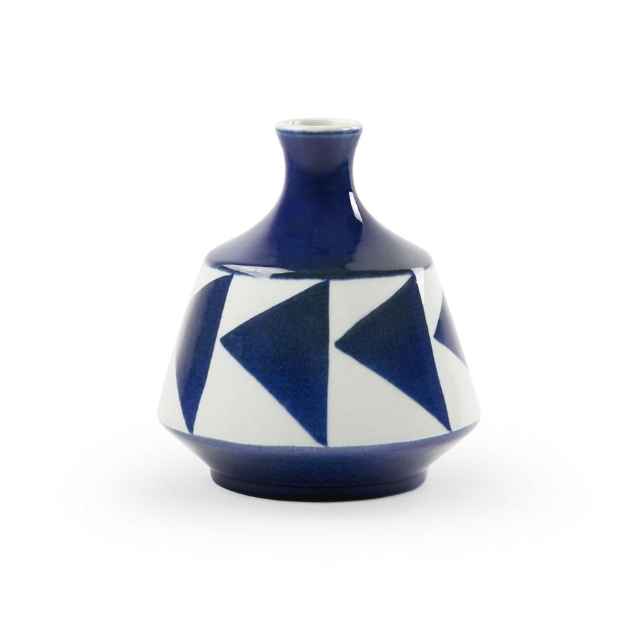 Melila Vase, Blue and White