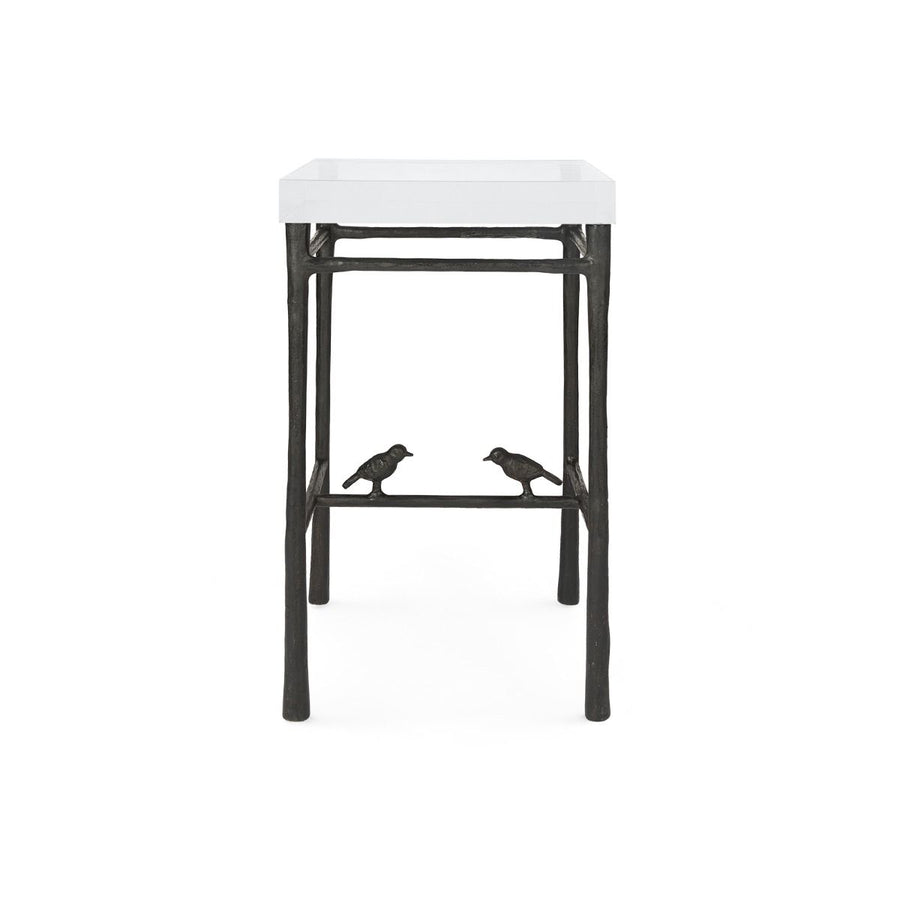 Mia Accent Table, Blackened Bronze