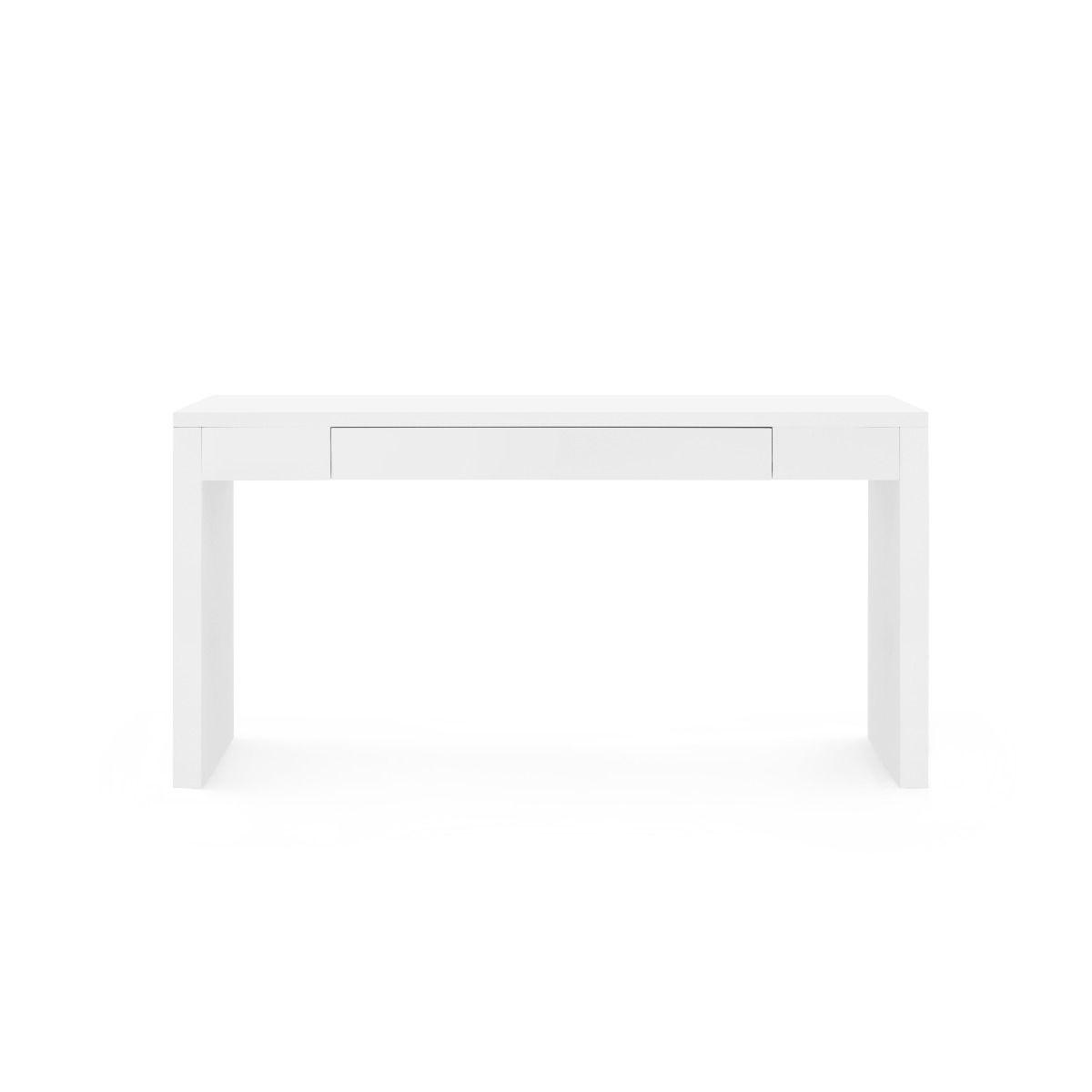 Morgan Large Console Table, Chiffon White - Maison Vogue