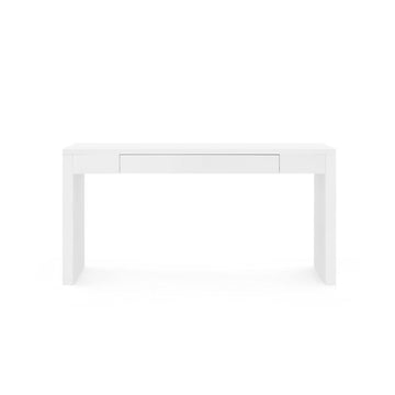 Morgan Large Console Table, Chiffon White - Maison Vogue