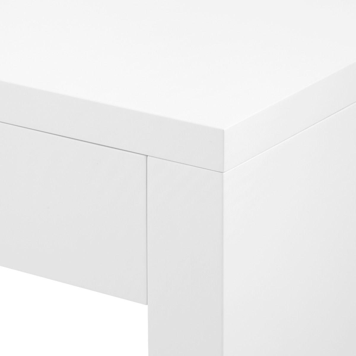 Morgan Large Console Table, Chiffon White - Maison Vogue