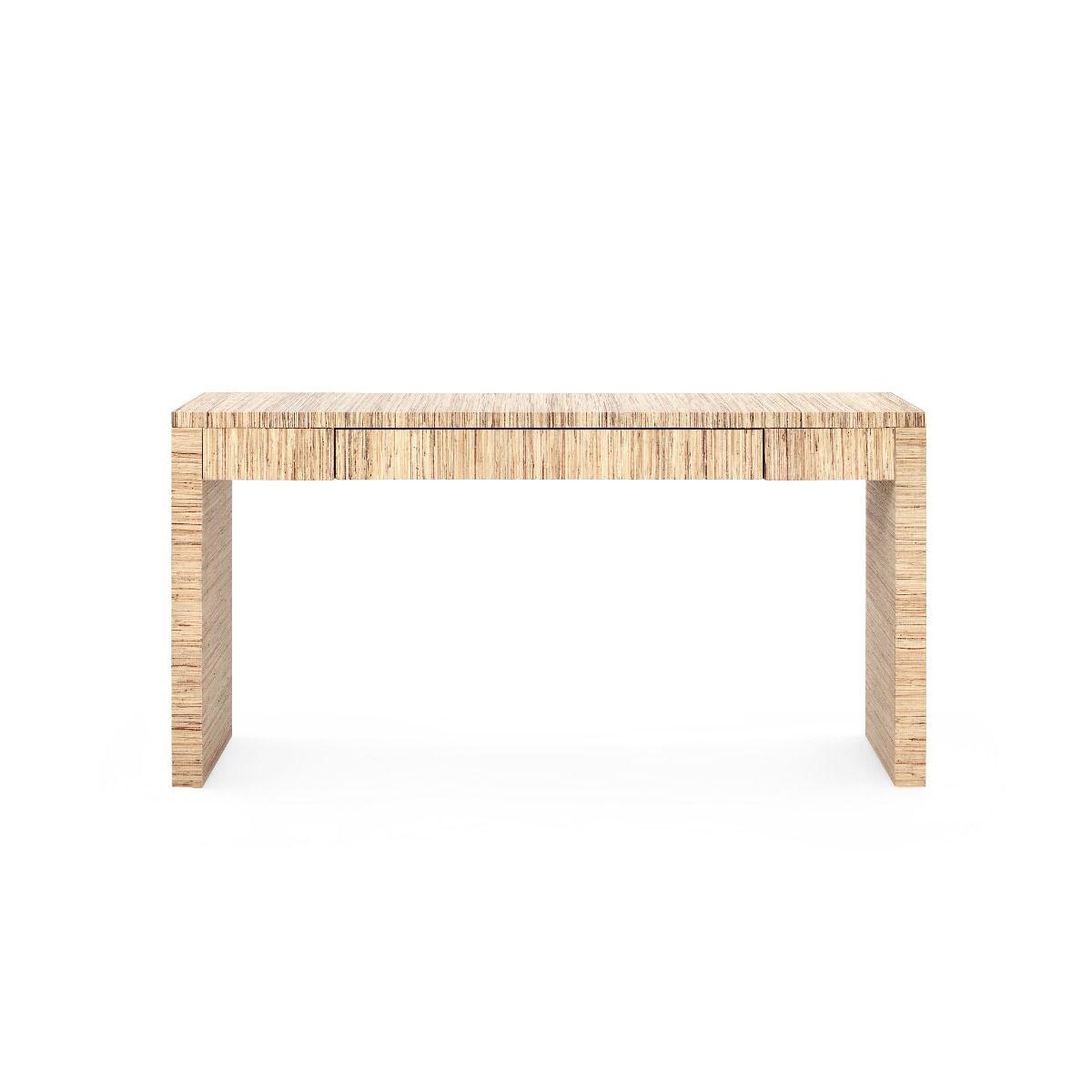 Morgan Large Console Table, Papyrus - Maison Vogue