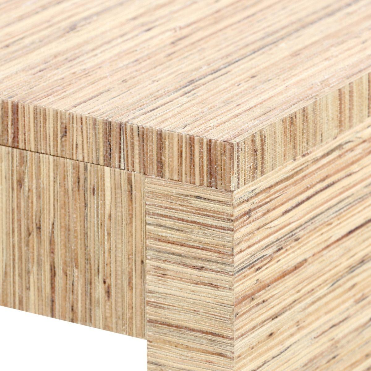Morgan Large Console Table, Papyrus - Maison Vogue